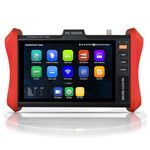 4K 12MP IP Camera Tester, WANLUTECH 90W PoE Power Output 8'' Touchscreen CCTV Test for 8MP TVI CVI AHD CVBS Cameras, SFP Test, RJ45 Cable TDR Test, WiFi Network Tools, HDMI VGA (E89)