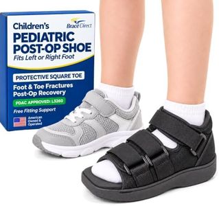 Pediatric Post-Op Shoe for Kids: Ideal for Recovery From Foot and Toe Fractures, Surgery, Sprains - Fits Children's Sizes 11-7, Left or Right Foot