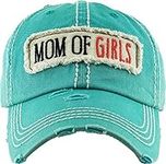 Distressed Patch Hat: Mom of Girls 
