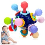 PROACC Baby Toys 0-6 Months, Baby Rattle Sensory Toy with Storage Box, Newborn Rattle Teether Toys Shaker Grab Baby Infant Newborn Toys Early Educational Toys for 3 6 9 12 Month Boys Girls Gifts