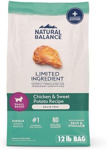 Natural Balance Limited Ingredient Small Breed Adult Grain-Free Dry Dog Food, Chicken & Sweet Potato Recipe, 12 Pound (Pack of 1)