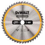 DEWALT DT1959 Construction Circular Saw Blade 305mm x 30mm x 48T, 240 V, Yellow/Black