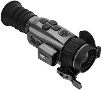 RIX StormS2R 12um 256x192 Thermal Scope 25mm Thermal RifleScope with Laser Rangefinder(50Hz), Thermal Scope with 1422 Yards and Ballistic Calculator, 0.9lb, Safety Level-Class I, Power Output＜1mW