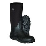 Itasca Men's Bayou Tall 100% Waterproof Rubber/Neoprene Boots, Black, Size 10 Rain, 9 UK