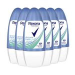 Rexona Women's Shower Fresh Roll-On Deodorant Pack of 6 x 50 ml