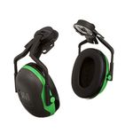 3M™ Peltor™ Hard Hat Attached Electrically Insulated Earmuffs, X1P5E , Black/Green