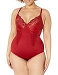 Maidenform Women's Ultra Firm Women's Shapewear, Body Shaper with Built-In Underwire Bra, Allover Sculpting & Firm Control, Vintage Car Red, 42D