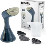 Breville EliteTEMP Advanced Handheld Garment Steamer | Horizontal & Vertical Clothes Steamer for Home & Travel | 2100W | Fast Heat Up | Blue & Gold | VIN448