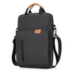 JOOEER Vertical Laptop Case Computer Bag for 14 Inch MacBook Pro M1 M2 M3 Computer Notebook, Waterproof Protective Lightweight Laptop Computer Cover Bag, Deep Gray