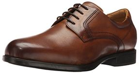 Florsheim Men's Medfield Plain Toe Oxford Dress Shoe, Cognac, 10