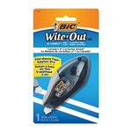 BIC Wite-Out Brand EZ Correct Correction Tape, 10.2 Metres, 1-Count Pack of White Correction Tape, Fast, Clean and Easy to Use Tear-Resistant Tape Office or School Supplies