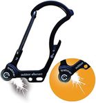 Firebiner - Fire Starter, Multi-Tool, Carabiner, Black