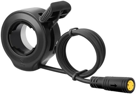 Zeekpowa Thumb Throttle for Bafang 3 Pin Female Connector Speed Throttle for BBS01B BBS02B BBS-HD Mid Drive Motor eBike Conversion Kits E-Bike Throttle with 17.7 inch Cable