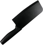 HEXONIQ® 12" Meat Cleaver Knife, Stainless Steel Professional Chopper, Heavy Duty Blade with Ergonomic Handle for Home Kitchen and Restaurant, Black, Pack of 1