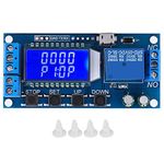 Delay Relay Module, Time Delay Relay Module,5V 12V 24V Delay Off Cycle Timer Module, 0.01s-9999min with LCD Display