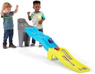 Simplay3 Fast Track Downhill Raceway, Dual Racetrack for Kids Cars for Toddlers, 2 Toy Race Cars Included, Made in USA