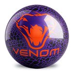 On The Ball Bowling Motiv Venom Spare Bowling Ball - Purple/Orange 14lbs