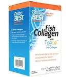 Doctor's Best Fish Collagen w/Naticol Fish Collagen, Supports Skin, Nails, Joints, 30 Powder Stick Pack.