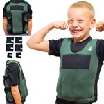 Sensory4u Medium Weighted Sensory Compression Vest for Kids - 6 Removable Weights Included - Fits Most Kids Ages 4 to 10 Years Old