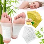 CPD Empire Detox Foot patches, Cleansing Toxin Remover Foot Pad Health Foot Patch Remove foot Pain Natural Bamboo Vinegar Ginger Foot PadFoot Pads for Stress Relief Sleep (10 Pcs)