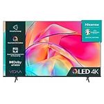 Hisense 65 Inch QLED Smart TV 65E7KQTUK - Quantum Dot Colour, 60Hz VRR, Dolby Vision, Bluetooth&HDMI, Share to TV, VIDAA Smart TV, and Youtube, Freeview Play, Netflix and Disney+ (2023 New Model)