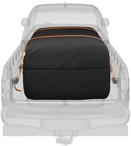 iBirdie Truck Bed Cargo Bag, 32 Cubic Feet Waterproof Storage Box, 1200D Heavy Duty, Size 60'' × 37'' × 25'', Foldable Soft-Shell Cargo Organizer with Straps