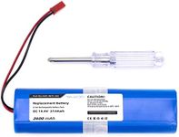 Youejoeq Replacement Battery for ILIFE V5s Pro/ V3sPro/V8s/V50/X750 /V3 /V40/V5x Robotic Vacuum Cleaner, fits Part no 18650B4-4S1P-AGX-2,SUN-INTE-202