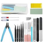 BXQINLENX Professional 20 PCS Gundam Modeler Basic Tools Craft Set For Car Model Assemble Building(I)