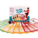 Shuffle Up Football Games - Family Soccer Games with 70+ Fun & Active Fitness Workout Cards for Kids, Football Training Equipment Aid, Football Gifts for Boys & Girls