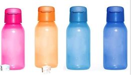 Tupperware Plastic Cool N Chic 350 Ml Capacity Bottle - Multicolor, Pack of 3