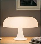 Led Mushroom Table Lamp for Hotel Bedroom Bedside Living Room Decoration Aesthetic Cool Retro Lighting Modern Minimalist Desk Lights (Color : White, Size : AU Plug)