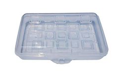 Sterilite Pencil Box with Splash Tint Lid (Clear)