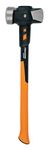 Fiskars IsoCore 8 lb Sledge Hammer for Demolition and Driving with Shock Reduction, 24 in