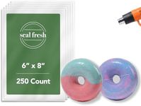 Seal Fresh Shrink Wrap Bags – 6" x 8" (250 Count) – Shrink Plastic Sheet, Heat Shrink Wrap Bags, Shrink Bags for Storage, Heat Seal Bags, Heat Shrink Bags, Heat Shrink Film Bags, Shrink Bags