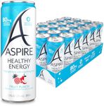 ASPIRE® Fruit Punch, Healthy Energy Drink 80mg Natural Caffeine, Zero Sugar No Carbs Keto Friendly, 24 Pack Green Tea Sugar Free Drink Low Caffeine Zero Calorie