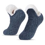 Slipper Socks Women, Fuzzy Socks Winter Socks Women Non Slip Fleece Lined Thermal Socks Cozy Thick Warm Slipper Floor Socks