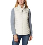 Columbia Women's Powder Lite Vest, Puffer Vest Body Warmer, Chalk, Size S