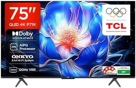 TCL 189 cm (75 inches) 4K Ultra HD Smart QLED Google TV 75P71K