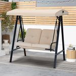 AECOJOY 2 Seater Garden Swing Chair