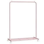 SONGMICS Clothes Rack with Wheels, 