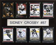 NHL Sidney Crosby Pittsburgh Penguins 8 Card Plaque