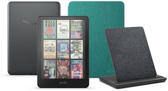 Kindle Colorsoft Signature Edition (32 GB) ohne Werbung, eine Amazon-Stoffhülle und eine kabellose Ladestation Made for Amazon
