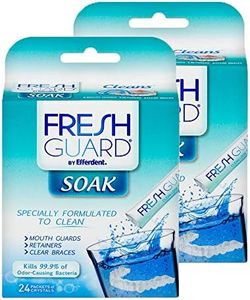 Fresh Guard Efferdent Retainer, Guards, Invisalign Cleansers, 48 Count (2 Month Supply)