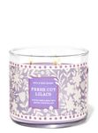 Bath and Body Works, White Barn 3-Wick Candle w/Essential Oils - 14.5 oz - 2021 Fresh Spring Scents! (Fresh Cut Lilacs)