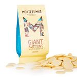 Montezuma's Giant Creamy White Chocolate Buttons, Deliciously Gluten Free & Organic, 180g Bag