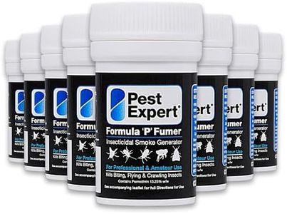 Pest Expert Clothes Moth Killer Smoke Bombs 8 x 3.5g - Formula 'P' Maximum Strength Moth Bomb, Fast-Acting for Effective Control, Professional Strength for Approved Amateur Use