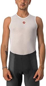 Castelli Pro Issue Sleeveless Bike Base Layer White 2018 XX-Large