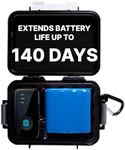 Spytec GPS Tracker with 90 Day Extended Weatherproof Heavy Duty Magnetic Battery Case for Cars, Trucks, Business Vehicles - Unlimited US & Worldwide Real-Time Tracking App - Plan Needed