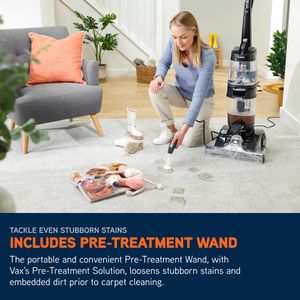 Vax Platinum Power Max Carpet Cleaner – Upright, Handheld Spot & Wash Tools, Black