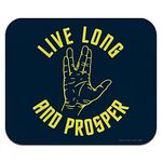 Star Trek Live Long and Prosper Low Profile Thin Mouse Pad Mousepad